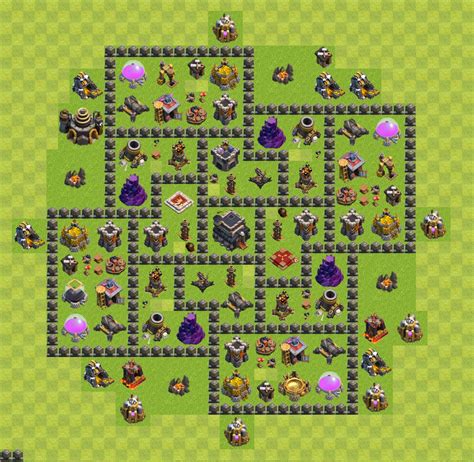 town hall level 9 coc base